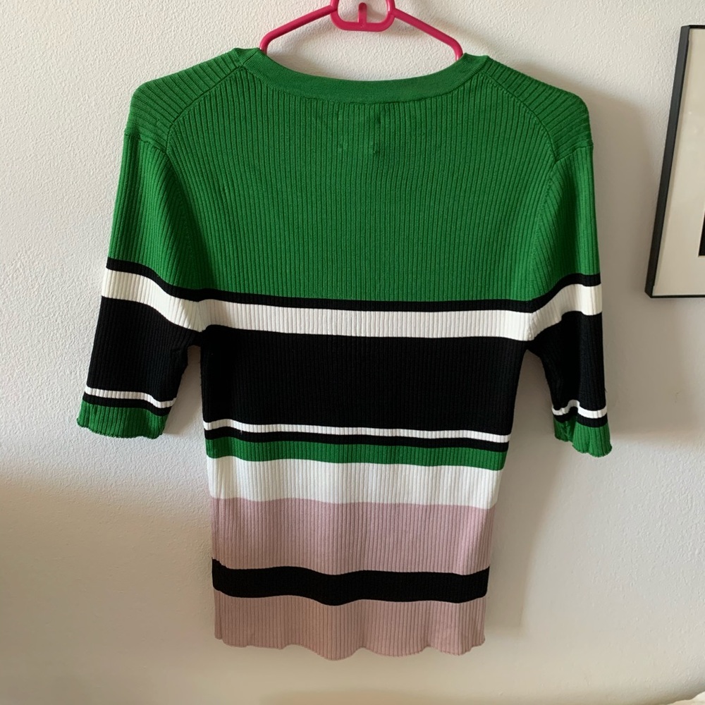 Massimo Dutti Multi Color Knit Top Sweater - Picture 2 of 3